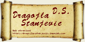 Dragojla Stanjević vizit kartica